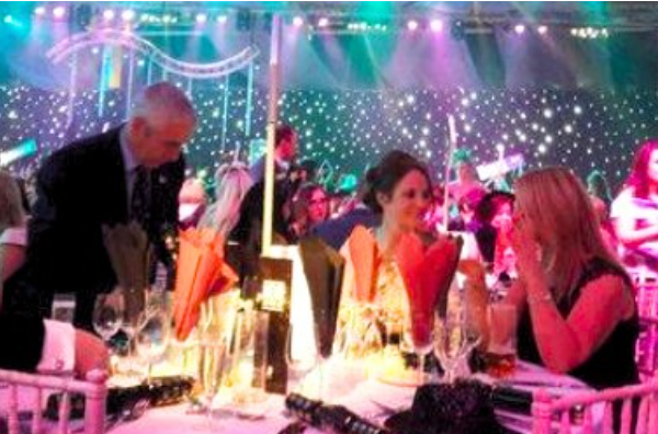 Culture Calendar Women's Social Group enjoying The Alpine Ball – a spectacular night of live entertainment, dodgems, cocktails, fine dining, and fun at one of Merseyside and West Lancashire’s most memorable social events.