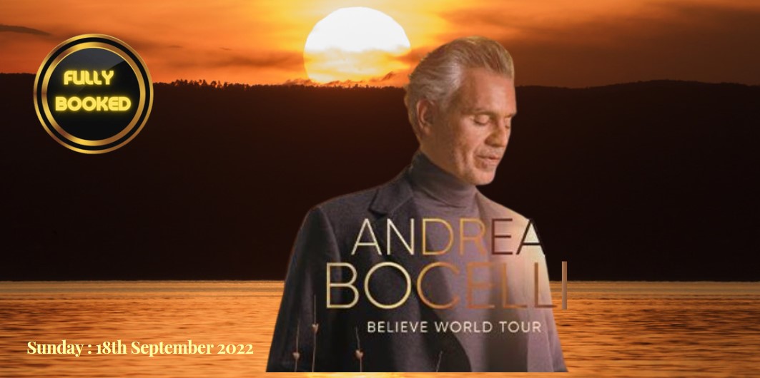 Andrea Bocelli I Believe UK Tour 2022