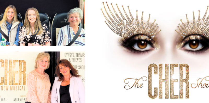Women from Culture Calendar enjoying a luxury coach trip with leisure time followed by premium stalls seats at Cher: The Musical – a vibrant tribute to the rock goddess
