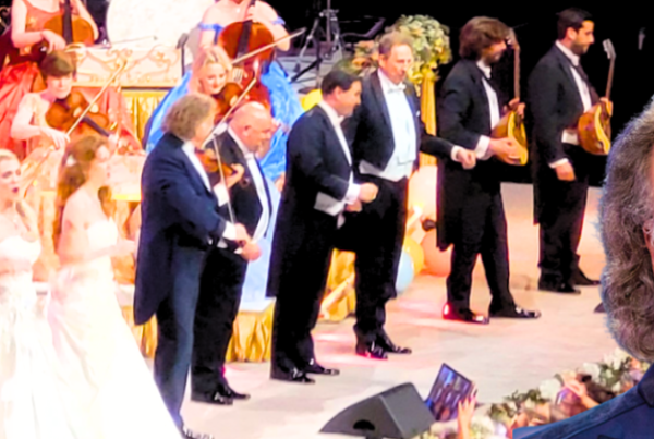 André Rieu with the Johann Strauss Orchestra live in Liverpool – a night of classical music, dancing, and standing ovations for Culture Calendar ladies.