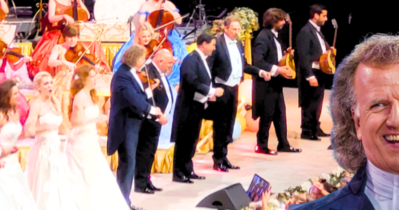 André Rieu with the Johann Strauss Orchestra live in Liverpool – a night of classical music, dancing, and standing ovations for Culture Calendar ladies.