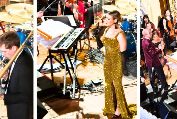 Full orchestral Christmas concert with festive swing, jazz classics, and holiday cheer, perfect for a magical night out with friends.