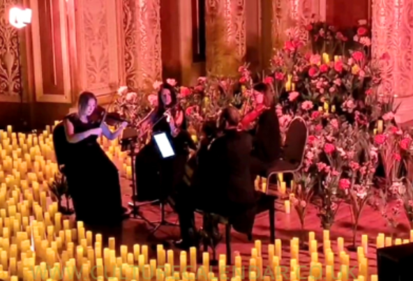 Culture Calendar Women’s Social Group enjoying a magical Coldplay tribute concert by candlelight – an intimate live music experience for women in Merseyside and West Lancashire.