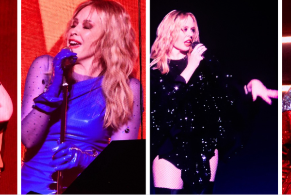 Women from Merseyside and West Lancashire at Kylie Minogue’s concert at Liverpool’s M&S Arena with Culture Calendar Women’s Social Group